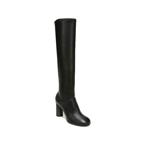 FRANCO SARTO Womens Red Pull Tab Comfort Meyer Round Toe Block Heel Zip-Up Leather Riding Boot M main image 1